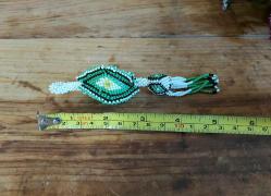 Boncuk İşi Nazarlık Anahtarlık - Cezaevi İşi Nazar Boncuklu Anahtarlık