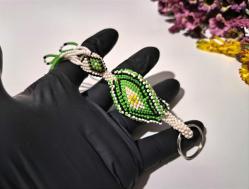 Boncuk İşi Nazarlık Anahtarlık - Cezaevi İşi Nazar Boncuklu Anahtarlık