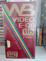WB VIDEO E-120 VHS Pal Secam STEREO ( SUPER HIGH GRADE ) -  VHS BOŞ KASET ( 2 adet ambalajında )