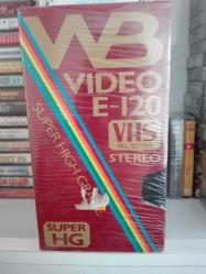 WB VIDEO E-120 VHS Pal Secam STEREO ( SUPER HIGH GRADE ) -  VHS BOŞ KASET ( 2 adet ambalajında )