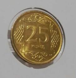 Altın Renkli 25 Kuruş 2023