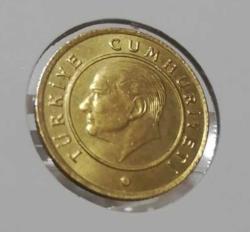 Altın Renkli 25 Kuruş 2023