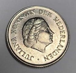 HOLLANDA 1969 25 CENT