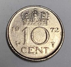 HOLLANDA 1972 10 CENT