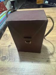 VİNTAGE ÇANTA DERİ 1982 SOVYETLER RUSYA ASKERİ SUBAYLARININ ÖZEL KULLANIM VE HARİTA DERİ ÇANTA ORJİNAL ÜRÜNDÜR Boy 21 CM 13x8 cm KOLEKSİYON ÜRÜNDÜR