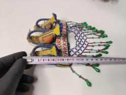 Cezaevi İşi Cam Boncuk Maşallah Araç Süsü - Duvar Süsü Maşallah KUŞ - Boncuk Sanatı