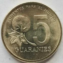 PARAGUAY  1992   5  GUARANIES