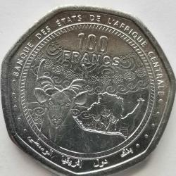 LOT.9 » ORTA  AFRİKA  2024  100  FRANK