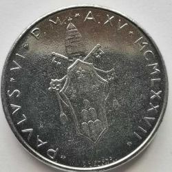 VATİKAN  1977  50  LİRE
