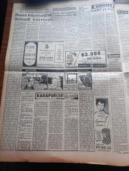 Ulus Gazetesi - Turkish Newspaper - 31 Mart 1958 - Çubuklu barajı'nda dün büyük Bir tehlike önlendi - Ankaragücü stadı'nda Galatasaray 1 Fenerbahçe 1 fotoğraf - İngiliz hükümeti son kararında direniyor Kıbrıs'ta Türk uçaklarına konan kayıtlar henüz kaldırılmadı - sendika başkanları toplanıyor - Bulganin'in yeni görevi - Tabipler Bankası yönetmeliği hazır - İsrail ve Suriye Kuvvetleri çarpıştı - Cumhuriyetçi Millet Partisi Hürriyet İle birleşmek istediğini açıkladı - Karapürçek yazan M. Sunullah Arısoy Yazı Dizisi - gizli Radyo Türkçe yayına devam ediyor - İspanya'da grev durumu - Ankara'da 24 saat sinema tiyatro programı - 12.000 meraklının 137.080 lira ödeyerek takip ettiği maç Galatasaray Fenerbahçe - Metin Oktay'ın golü fotoğraf - Fenerbahçe kalecisi Şükrü'nün müdahalesi fotoğraf - Türkiye basket şampiyonasında Fenerbahçe ve Galatasaray Galip - Ömer Besim koşusu - Gençlerbirliği kasımpaşa'ya 3-1 yenildi - evlat filmi Dörtyol Melek ve Dışkapı şan sinemasında - Raybank
