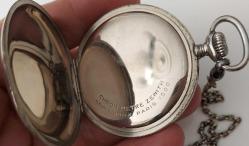 İSVİÇRE DDY ZENİTH MARKA ORİJİNAL ANTİK KURMALI  MUHTEŞEM BAKIMLI GÜMÜŞ KÖSTEKLİ CEP SAATİ ZZ1TT1R ÇOK ÇOK NADİR