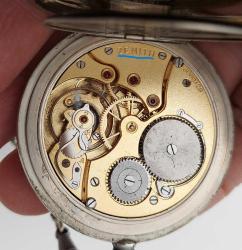 İSVİÇRE DDY ZENİTH MARKA ORİJİNAL ANTİK KURMALI  MUHTEŞEM BAKIMLI GÜMÜŞ KÖSTEKLİ CEP SAATİ ZZ1TT1R ÇOK ÇOK NADİR