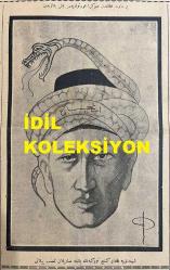 Osmanlıca Akbaba Mizah Dergisi-Gazetesi, Orijinal Dönem Basım, (Ottoman Magazine-Newspaper) - 6 Mart 1924 - Sayı: 131 - Rumi: 6 Mart 1340 - Hicri: 29 Recep 1342 - Hilafetin Kaldırılmasına Dair Karikatürist Ramiz Gökçe'nin Çalışması: 