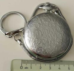 RUSYA SERKİSOF MARKA ORİJİNAL ANTİK KURMALI MUHTEŞEM BAKIMLI KAPAKLI VE KÖSTEKLİ CEP SAATİ PP2AA1 ÇOK NADİR