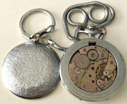 RUSYA SERKİSOF MARKA ORİJİNAL ANTİK KURMALI MUHTEŞEM BAKIMLI KAPAKLI VE KÖSTEKLİ CEP SAATİ PP2AA1 ÇOK NADİR