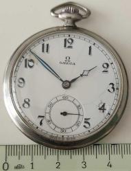 İSVİÇRE OMEGA MARKA ORİJİNAL ANTİK KURMALI MUHTEŞEM BAKIMLI CEP SAATİ 2OO1AA ÇOK NADİR
