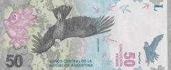 Arjantin, 50 Peso ÇİL Eski Yabancı Kağıt Para 2018