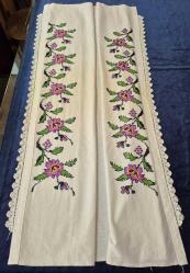 KANAVİÇE İŞLEMELİ YASTIK SARGISI 85 X 110 CM.