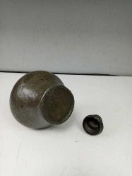 Antika Osmanlı Nadir Bardak Kapaklı Bakır Başucu Sürahisi