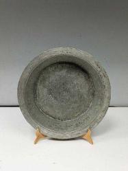 Antika Osmanlı Yazılı Kırlangıç Geçme Bakır Tabak