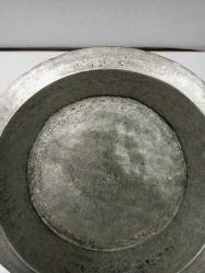 Antika Osmanlı Yazılı Kırlangıç Geçme Bakır Tabak