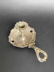 Ağır döküm şinanay kandil mumluk pirinç döküm 70lerden