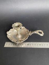 Ağır döküm şinanay kandil mumluk pirinç döküm 70lerden