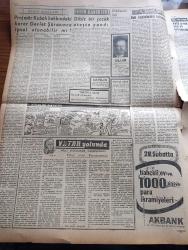 Ulus Gazetesi - Turkish Newspaper - 9 Şubat 1958 - Kıbrıs Türkleri Londra'da büyük toplantı yapacak - Kütahya Bolu'yu 1-0 yendi fotoğraf - Beşiktaş 2 Adalet 0 - Samet Ağaoğlu Devlet Bakanı oldu - Profesör Hüseyin Nail Kubalı olayı ile ilgili bir sözlü soru - basın teknisyenleri sendikası toplandı fotoğraf - 318 imzalı telgraf bakana çekilmiştir - Celal Bayar Libya'da - Ayşen Sonuvar  son moda şapkalar defilesi Fotoğrafı - Vatan Yolunda Milli mücadele hatıraları yazan Yakup Kadri Karaosmanoğlu Yazı Dizisi - partilerarası mücadele üçüncü boyut dış siyaset yazan Bülent Ecevit - Tokori köprüsü filmi renkli sinemada - kanlı eller filmi Gölbaşı sinemasında - duvaklı göl filmi Nur sinemasında - canavar tohumu filmi Ankara sinemasında - Ankara'da 24 saat sinema tiyatro programı - güreşte Finlilere 4 3 yenildik - Mustafa Dağıstanlı Melbourne olimpiyatlarında kendini sikletinde şampiyonluğa götüren güreşlerden birinde fotoğraf - Doğubank - tamek domates suyu -  Garanti Bankası