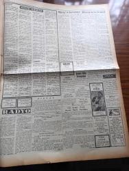 Ulus Gazetesi - Turkish Newspaper - 11 Şubat 1958 - Atina'da Kıbrıs'ın geleceği için görüşmeler yapılıyor - bahar havası yaşayan başkentliler Dün bundan bol bol faydalandılar fotoğraf - CHP'nin en kuvvetli tarafı tesanüttür - yargıç ödenekleri arttırılıyor - Adnan Menderes'in Bursa Demokrat Parti kongresinde verdiği ve radyoda okunan demeci - Celal Bayar dönüyor - Arap birliğinin yeni başkenti Şam oldu - Asım Eren'in başbakana telgrafı - birleşik Amerika Fransa ile Tunus arasında arabuluculuk yapacak - Vatan Yolunda Milli mücadele hatıraları yazan Yakup Kadri Karaosmanoğlu Yazı Dizisi - gaf mı itiraf mı yazan Bülent Ecevit - vur fakat gülme yazan Yakup Kadri Karaosmanoğlu - komisyon Zeki Zeren'in dersini inceliyor - Ankara'da 24 saat sinema tiyatro programı - Ankara İstanbul Radyosu Programı - pek yakında senenin en büyük filmi Aida Sophia Loren - Fransız kültür merkezi'nde konferans - boks milli takımımız dün gece Tahran'a hareket etti - Galatasaray yarın emniyet ile oynuyor