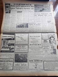 Ulus Gazetesi - Turkish Newspaper - 11 Şubat 1958 - Atina'da Kıbrıs'ın geleceği için görüşmeler yapılıyor - bahar havası yaşayan başkentliler Dün bundan bol bol faydalandılar fotoğraf - CHP'nin en kuvvetli tarafı tesanüttür - yargıç ödenekleri arttırılıyor - Adnan Menderes'in Bursa Demokrat Parti kongresinde verdiği ve radyoda okunan demeci - Celal Bayar dönüyor - Arap birliğinin yeni başkenti Şam oldu - Asım Eren'in başbakana telgrafı - birleşik Amerika Fransa ile Tunus arasında arabuluculuk yapacak - Vatan Yolunda Milli mücadele hatıraları yazan Yakup Kadri Karaosmanoğlu Yazı Dizisi - gaf mı itiraf mı yazan Bülent Ecevit - vur fakat gülme yazan Yakup Kadri Karaosmanoğlu - komisyon Zeki Zeren'in dersini inceliyor - Ankara'da 24 saat sinema tiyatro programı - Ankara İstanbul Radyosu Programı - pek yakında senenin en büyük filmi Aida Sophia Loren - Fransız kültür merkezi'nde konferans - boks milli takımımız dün gece Tahran'a hareket etti - Galatasaray yarın emniyet ile oynuyor