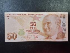 9. EMİSYON 50 TÜRK LİRASI  E  001 349273  ÇÇT TCB 5745