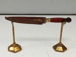 Antika Osmanlı Dönemi Kınlı Kama - Hançer ( Kız Kaması )