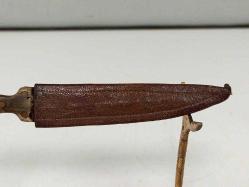 Antika Osmanlı Dönemi Kınlı Kama - Hançer ( Kız Kaması )