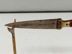 Antika Osmanlı Dönemi Kınlı Kama - Hançer ( Kız Kaması )