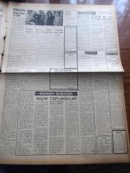 Ulus Gazetesi - Turkish Newspaper - 29 Ocak 1958 - Kıbrıs'ta 6 Türk öldürüldü - Kıbrıs Adası küçük bir Budapeşte halindedir - Kıbrıs'ta asker halkın üzerine ateş açıyor -  Kıbrıs Türktür Partisi Genel sekreteri avukat Osman Örek - ellerinde bayraklar olduğu halde yürüyen Türklerin üzerine insafsızca ateş açıldı fotoğraf - Amerika Kara Kuvvetleri komutanı General Taylor Kore  Sefiriyle fotoğraf - askeri planlama kurmayı kuruldu - teşkilatın başına Korgeneral Ekrem Akalın getirildi - Ankara'da Amerikan sefaretine atılan iki bomba hadisesi - Ege tütün piyasası açıldı - komisyonda CHP'nin tenkitleri telefon işlemez telgraf vaktinde alınmaz trendeki izdihamdan geçilmez - Başbakan Adnan Menderes'in kıbrıs'taki olaylar hakkında demeci - tıp fakültesinde bir profesör tehdit edildi - Vatan Yolunda Milli mücadele hatıraları yazan Yakup Kadri Karaosmanoğlu - niçin toplandılar yazan Bülent Ecevit - Bağdat Paktı ve İsrail yazan Ahmet Şükrü Esmer - Ankaragücü Mülkiyeyi 55 54 yendi - Fenerbahçe