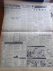 Ulus Gazetesi - Turkish Newspaper - 29 Ocak 1958 - Kıbrıs'ta 6 Türk öldürüldü - Kıbrıs Adası küçük bir Budapeşte halindedir - Kıbrıs'ta asker halkın üzerine ateş açıyor -  Kıbrıs Türktür Partisi Genel sekreteri avukat Osman Örek - ellerinde bayraklar olduğu halde yürüyen Türklerin üzerine insafsızca ateş açıldı fotoğraf - Amerika Kara Kuvvetleri komutanı General Taylor Kore  Sefiriyle fotoğraf - askeri planlama kurmayı kuruldu - teşkilatın başına Korgeneral Ekrem Akalın getirildi - Ankara'da Amerikan sefaretine atılan iki bomba hadisesi - Ege tütün piyasası açıldı - komisyonda CHP'nin tenkitleri telefon işlemez telgraf vaktinde alınmaz trendeki izdihamdan geçilmez - Başbakan Adnan Menderes'in kıbrıs'taki olaylar hakkında demeci - tıp fakültesinde bir profesör tehdit edildi - Vatan Yolunda Milli mücadele hatıraları yazan Yakup Kadri Karaosmanoğlu - niçin toplandılar yazan Bülent Ecevit - Bağdat Paktı ve İsrail yazan Ahmet Şükrü Esmer - Ankaragücü Mülkiyeyi 55 54 yendi - Fenerbahçe