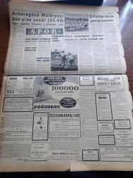 Ulus Gazetesi - Turkish Newspaper - 29 Ocak 1958 - Kıbrıs'ta 6 Türk öldürüldü - Kıbrıs Adası küçük bir Budapeşte halindedir - Kıbrıs'ta asker halkın üzerine ateş açıyor -  Kıbrıs Türktür Partisi Genel sekreteri avukat Osman Örek - ellerinde bayraklar olduğu halde yürüyen Türklerin üzerine insafsızca ateş açıldı fotoğraf - Amerika Kara Kuvvetleri komutanı General Taylor Kore  Sefiriyle fotoğraf - askeri planlama kurmayı kuruldu - teşkilatın başına Korgeneral Ekrem Akalın getirildi - Ankara'da Amerikan sefaretine atılan iki bomba hadisesi - Ege tütün piyasası açıldı - komisyonda CHP'nin tenkitleri telefon işlemez telgraf vaktinde alınmaz trendeki izdihamdan geçilmez - Başbakan Adnan Menderes'in kıbrıs'taki olaylar hakkında demeci - tıp fakültesinde bir profesör tehdit edildi - Vatan Yolunda Milli mücadele hatıraları yazan Yakup Kadri Karaosmanoğlu - niçin toplandılar yazan Bülent Ecevit - Bağdat Paktı ve İsrail yazan Ahmet Şükrü Esmer - Ankaragücü Mülkiyeyi 55 54 yendi - Fenerbahçe