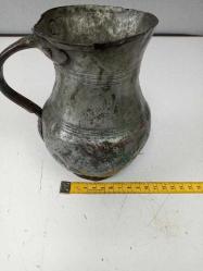 Antika 19. Yüzyıl Osmanlı Bakır Bardak - Maşrapa