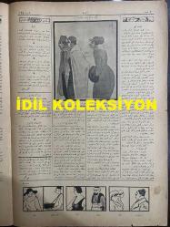 Osmanlıca Akbaba Mizah Dergisi-Gazetesi, Orijinal Dönem Basım, (Ottoman Magazine-Newspaper) - 14 Şubat 1924 - Sayı: 125 - Rumi: 14 Şubat 1340 - Hicri: 8 Recep 1342 - Karikatür: 