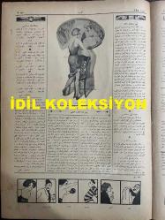 Osmanlıca Akbaba Mizah Dergisi-Gazetesi, Orijinal Dönem Basım, (Ottoman Magazine-Newspaper) - 14 Şubat 1924 - Sayı: 125 - Rumi: 14 Şubat 1340 - Hicri: 8 Recep 1342 - Karikatür: 