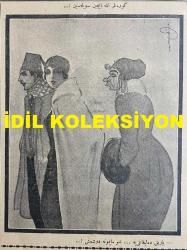 Osmanlıca Akbaba Mizah Dergisi-Gazetesi, Orijinal Dönem Basım, (Ottoman Magazine-Newspaper) - 14 Şubat 1924 - Sayı: 125 - Rumi: 14 Şubat 1340 - Hicri: 8 Recep 1342 - Karikatür: 