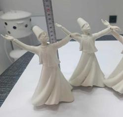 Eski Sümerbank Porselen  Sınırlı Üretim Mevlevi Semazen Seti 6 parça 1970 ler