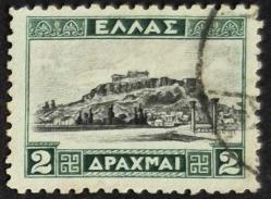 +++ YUNANİSTAN ATİNA AKROPOLİSİ    1927    - DAMGALI