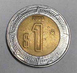 MEKSİKA 2005 1 PESO