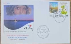 2003 EUROPA CEPT POSTER SANATI  FDC