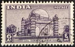 +++  HİNDİSTAN TÜRBE , GOL GUMBAZ       1949    - DAMGALI