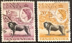 +++ TANGANYIKA KENYA UGANDA ASLANLAR     1954   - DAMGALI