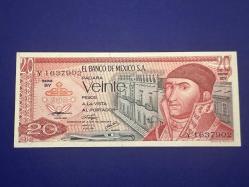 Meksika 20 Peso 1976. Çil.