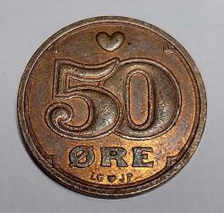 DANİMARKA 1992 50 ÖRE