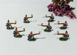 Antika Kurşun Asker - Roma Askeri - Biblo Dekor - 8 Adet